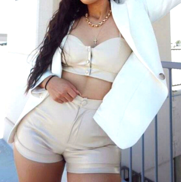 Faux Leather Matching Set - Picture 1 of 5